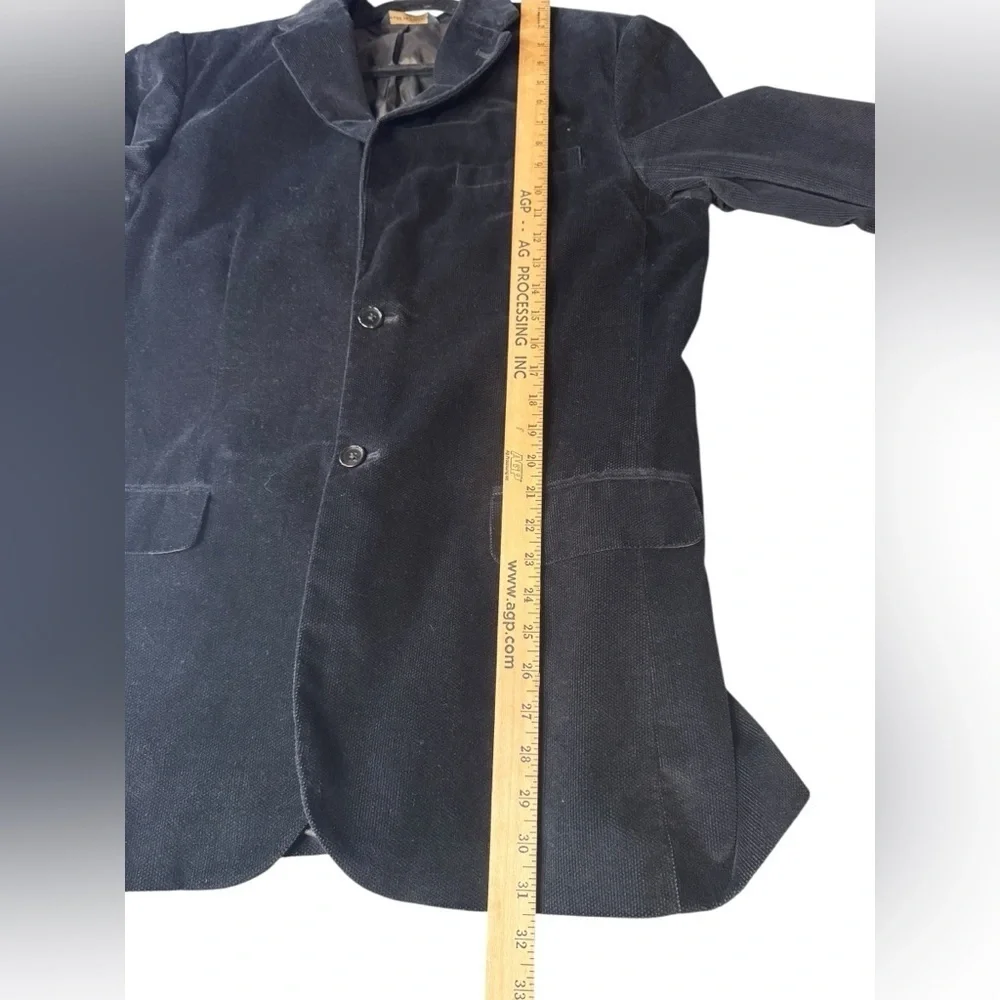 Banana Republic Corduroy Blazer Black Size 42R Preppy Ivy League Retrocore Style